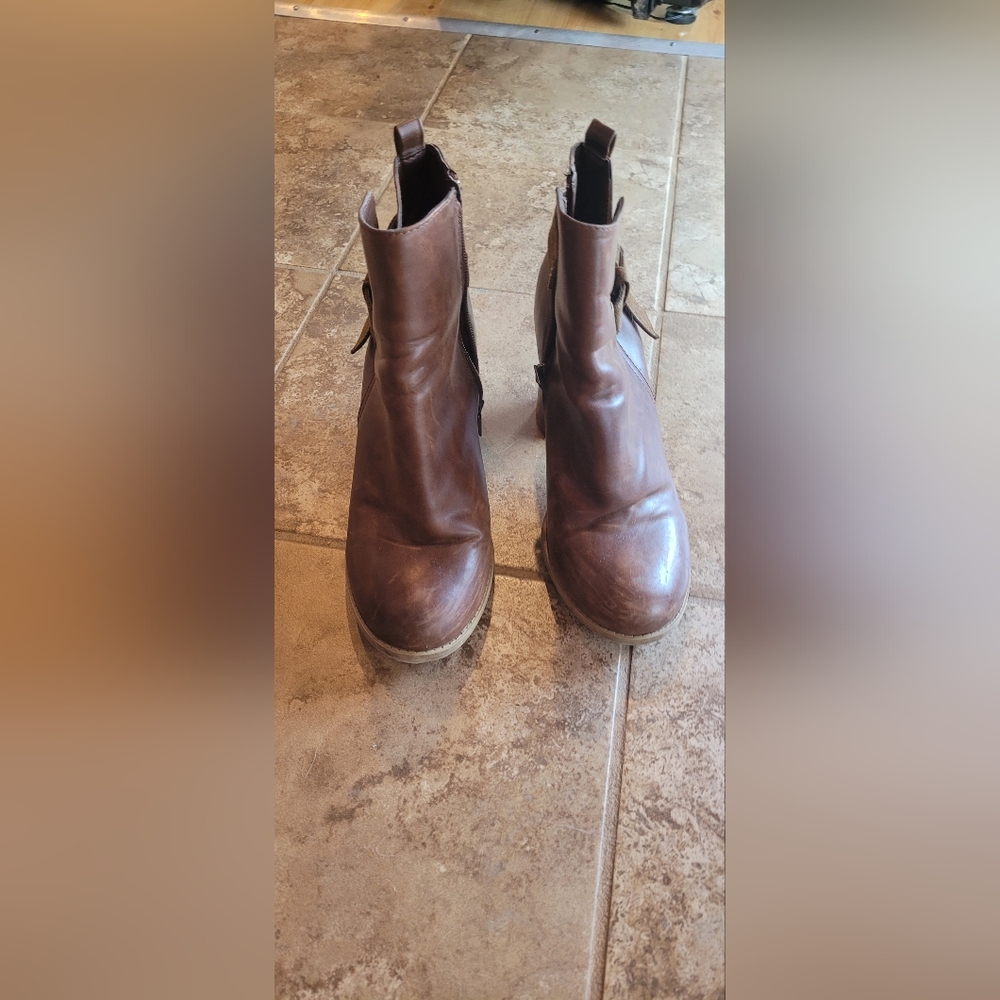 Brown booties